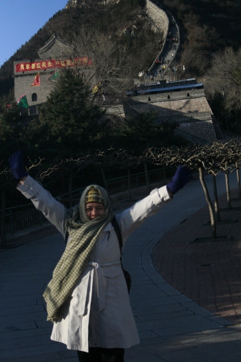At Great Wall with -10 degree celcius